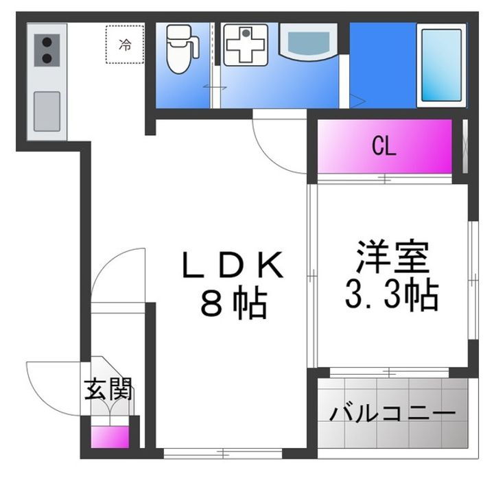 大阪府大阪市生野区小路１丁目 小路駅 1LDK アパート 賃貸物件詳細