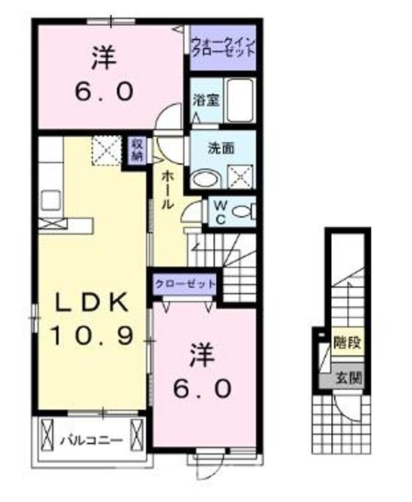 福岡県北九州市八幡西区木屋瀬２丁目 新木屋瀬駅 2LDK アパート 賃貸物件詳細