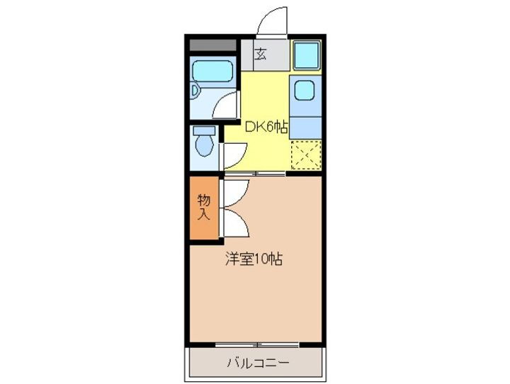 静岡県富士市宮下 富士駅 1DK マンション 賃貸物件詳細