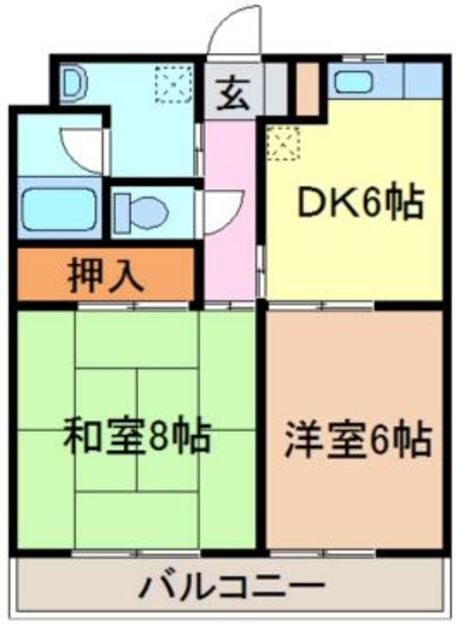 静岡県富士市蓼原 富士駅 2DK マンション 賃貸物件詳細