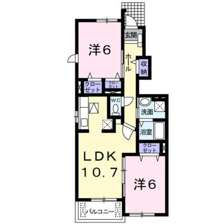 静岡県富士宮市城北町 富士宮駅 2LDK アパート 賃貸物件詳細