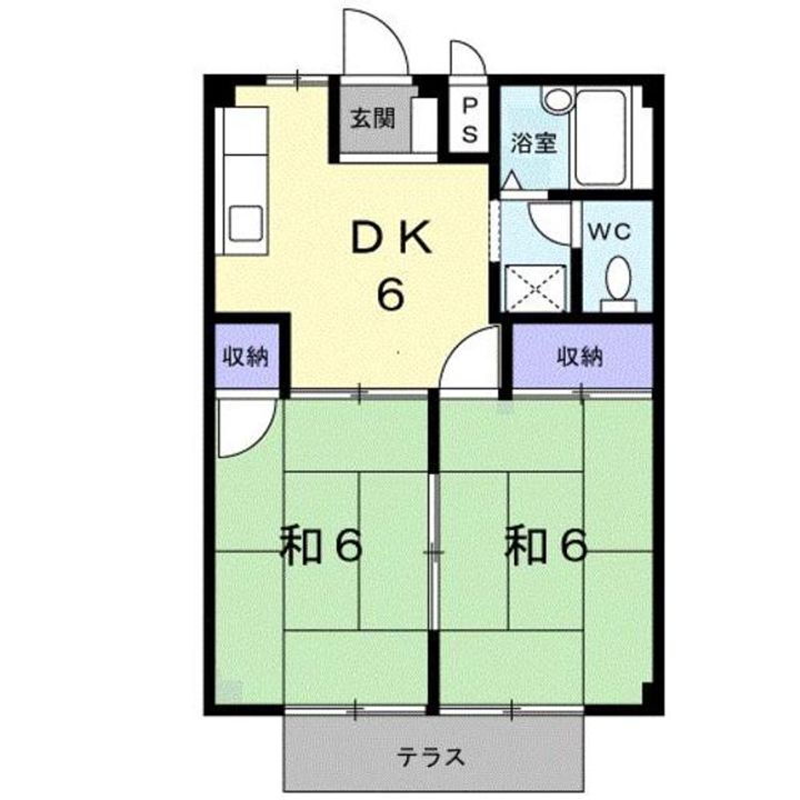 静岡県富士市厚原 富士駅 2DK アパート 賃貸物件詳細
