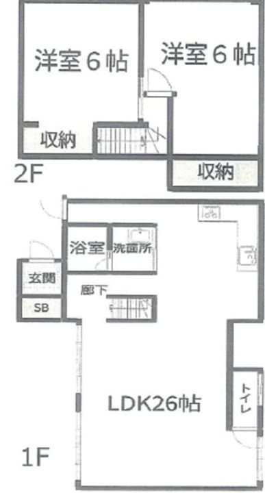 静岡県富士市国久保２丁目 吉原駅 2LDK 一戸建て 賃貸物件詳細