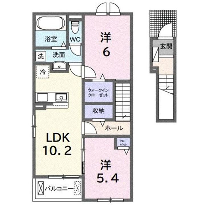 静岡県沼津市下香貫 沼津駅 2LDK アパート 賃貸物件詳細