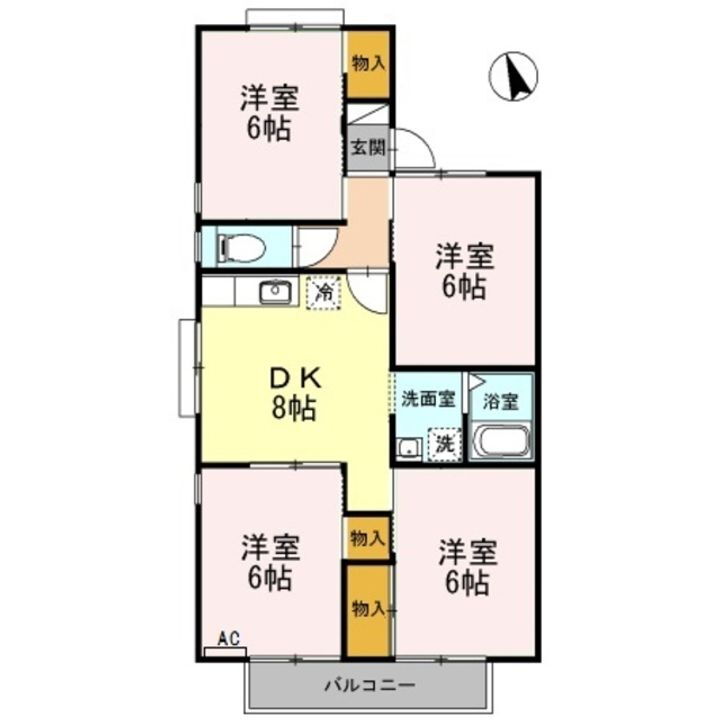 静岡県沼津市西添町 原駅 4DK アパート 賃貸物件詳細