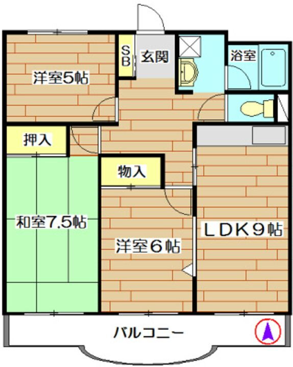 大阪府高槻市真上町２丁目 高槻駅 3LDK マンション 賃貸物件詳細