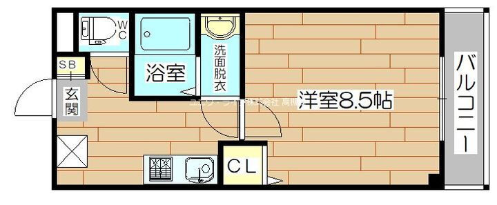 大阪府高槻市須賀町 高槻市駅 1K マンション 賃貸物件詳細