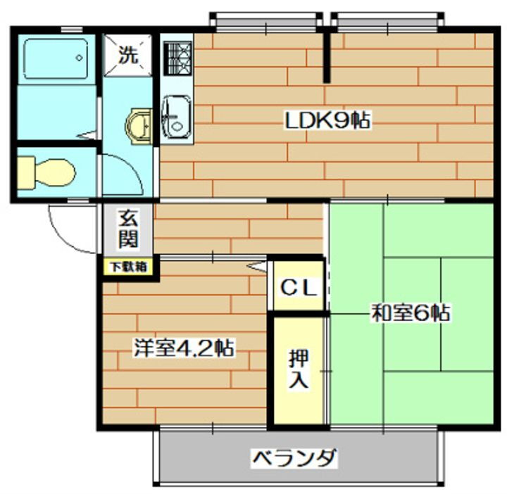 大阪府高槻市上土室１丁目 摂津富田駅 2LDK アパート 賃貸物件詳細