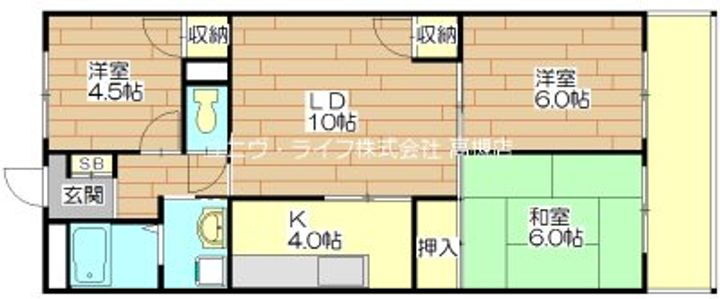 大阪府高槻市如是町 摂津富田駅 3LDK マンション 賃貸物件詳細