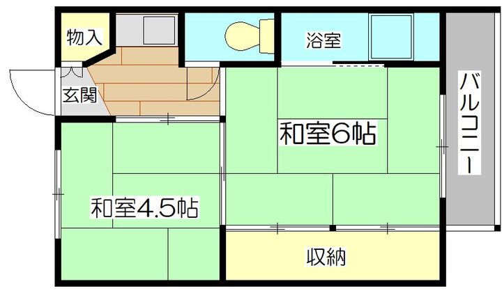 大阪府高槻市大蔵司１丁目 高槻駅 2K マンション 賃貸物件詳細