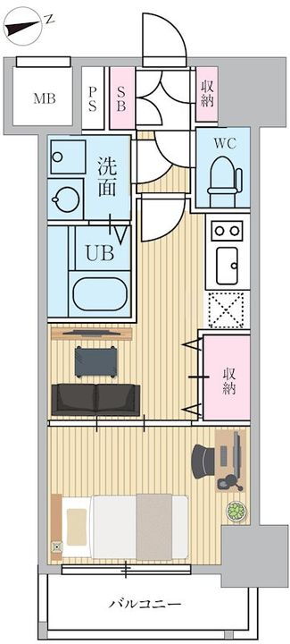 東京都江東区富岡２丁目 門前仲町駅 1DK マンション 賃貸物件詳細