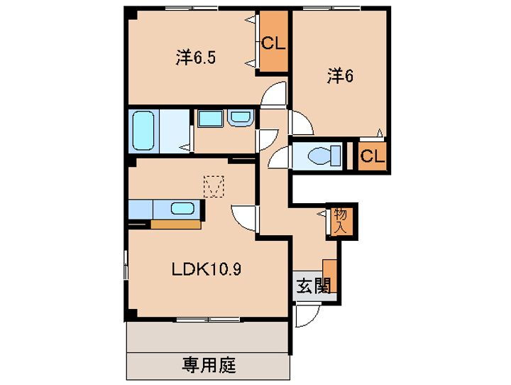 和歌山県岩出市高塚 岩出駅 2LDK アパート 賃貸物件詳細