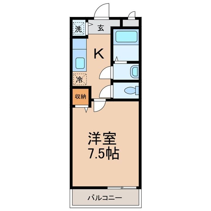 フジパレス福島 2階 1K 賃貸物件詳細