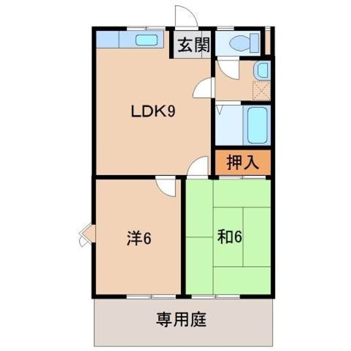 和歌山県和歌山市田尻 紀三井寺駅 2LDK アパート 賃貸物件詳細