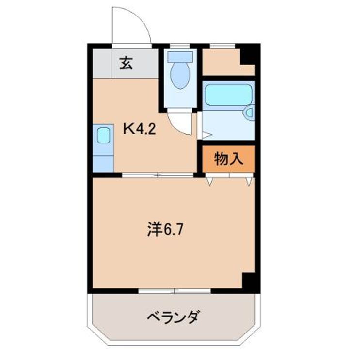 和歌山県和歌山市田中町５丁目 和歌山駅 1K マンション 賃貸物件詳細