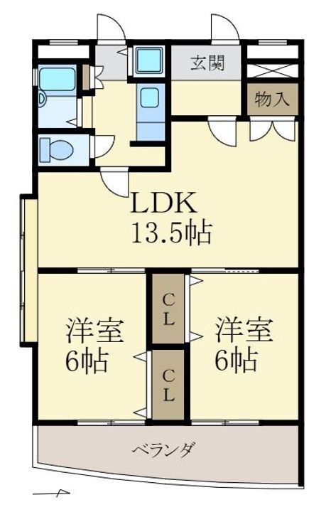 和歌山県和歌山市吹屋町４丁目 和歌山駅 2LDK マンション 賃貸物件詳細