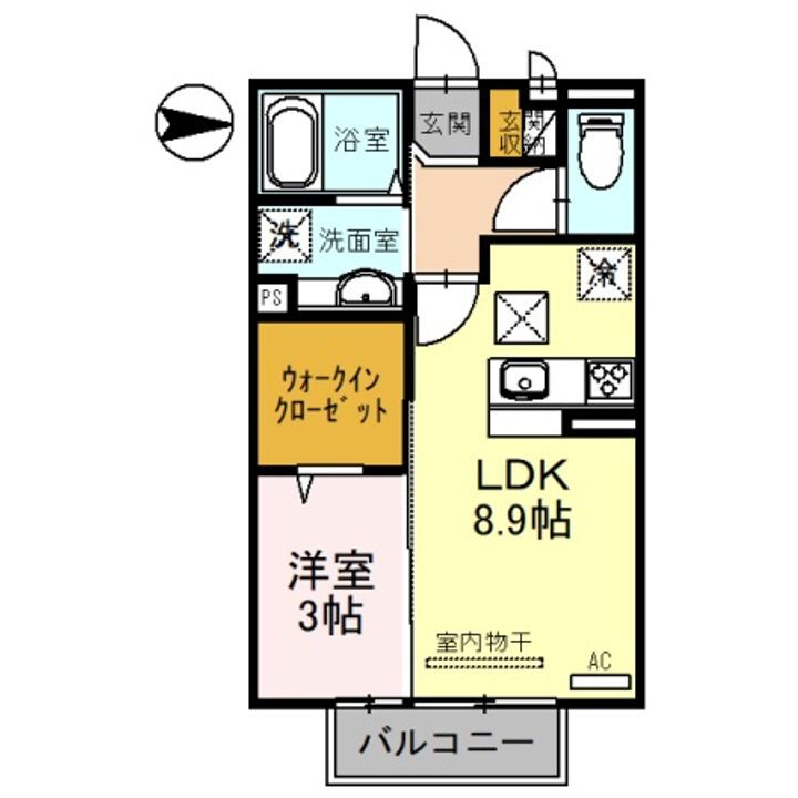 和歌山県和歌山市西小二里３丁目 和歌山市駅 1LDK アパート 賃貸物件詳細