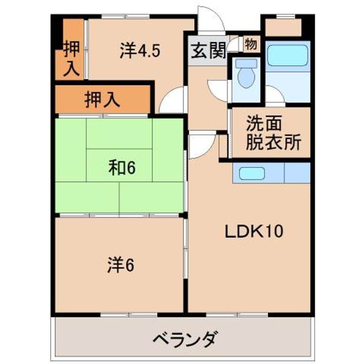 和歌山県和歌山市太田２丁目 和歌山駅 3LDK マンション 賃貸物件詳細