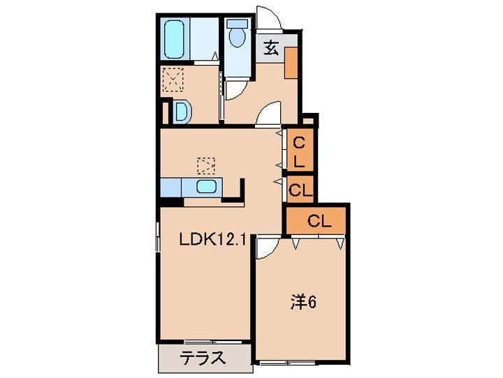 和歌山県有田郡有田川町大字徳田 藤並駅 1LDK アパート 賃貸物件詳細