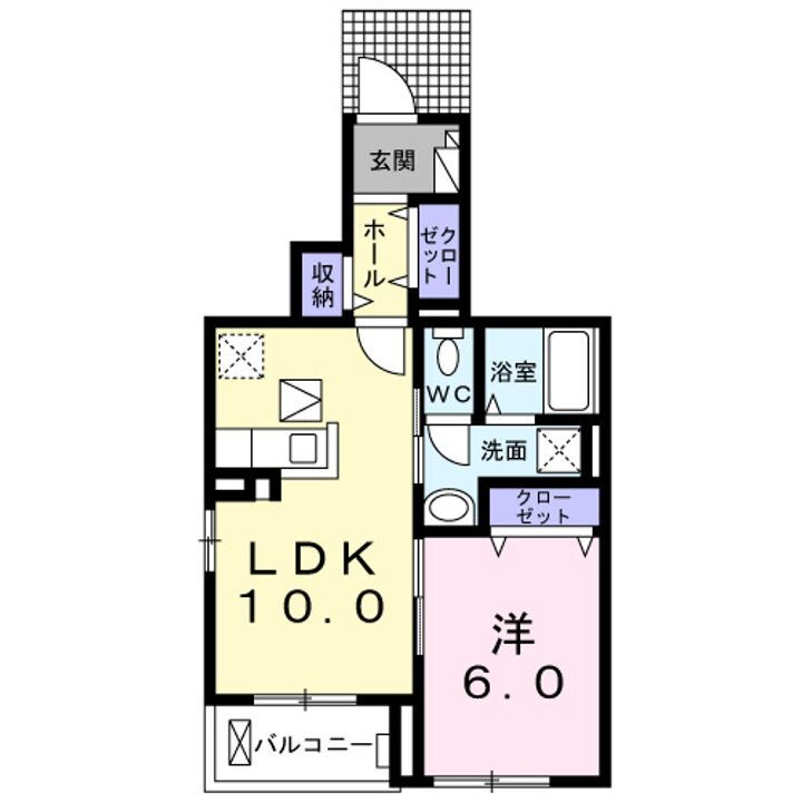 和歌山県和歌山市木ノ本 八幡前駅 1LDK アパート 賃貸物件詳細