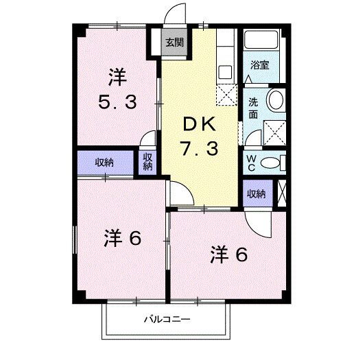 ダイトウタウン 1階 3DK 賃貸物件詳細