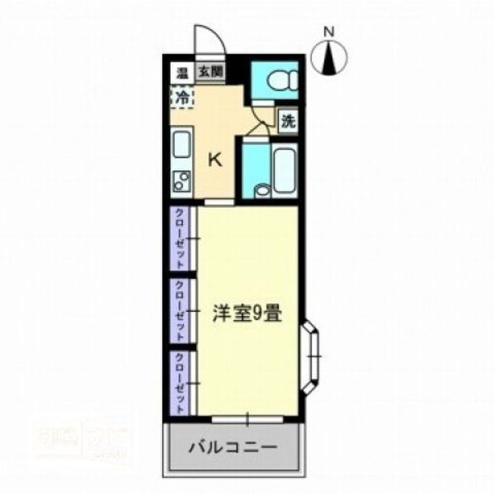 香川県高松市多賀町３丁目 松島二丁目駅 1K アパート 賃貸物件詳細