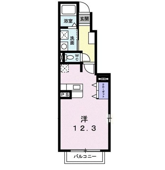 岡山県倉敷市三田 中庄駅 ワンルーム アパート 賃貸物件詳細