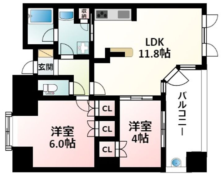 大阪府吹田市江坂町１丁目 江坂駅 2LDK マンション 賃貸物件詳細