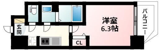 プレサンスブルーム東三国 12階 1K 賃貸物件詳細