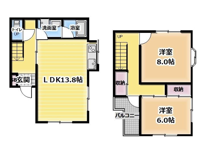 大阪府寝屋川市国松町 寝屋川市駅 2LDK 一戸建て 賃貸物件詳細