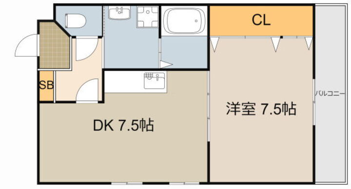 大阪府門真市幸福町 古川橋駅 1DK マンション 賃貸物件詳細