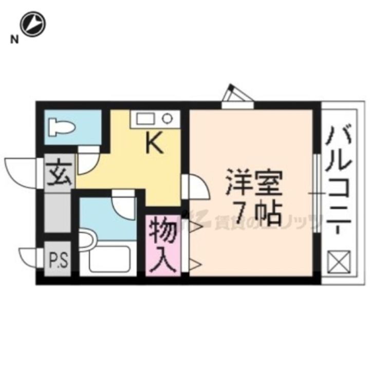 滋賀県大津市月輪１丁目 瀬田駅 1K マンション 賃貸物件詳細