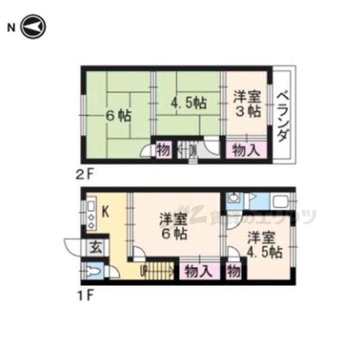 京都府京都市山科区川田菱尾田 東野駅 4DK 一戸建て 賃貸物件詳細