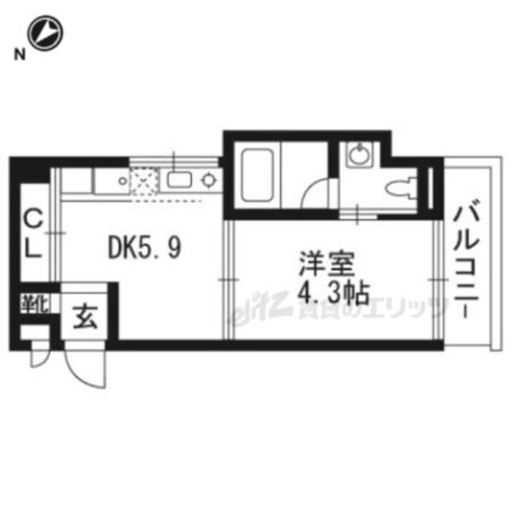 京都府京都市伏見区小栗栖岩ケ淵町 醍醐駅 1DK マンション 賃貸物件詳細