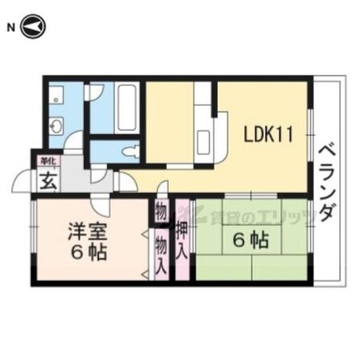 京都府亀岡市千代川町今津１丁目 千代川駅 2LDK マンション 賃貸物件詳細