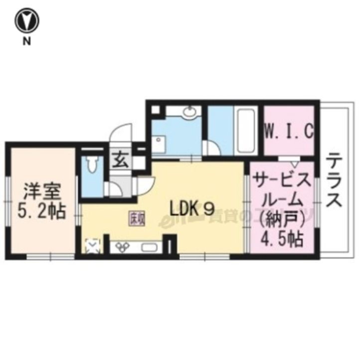 京都府京都市北区大宮中総門口町 北大路駅 1LDK アパート 賃貸物件詳細