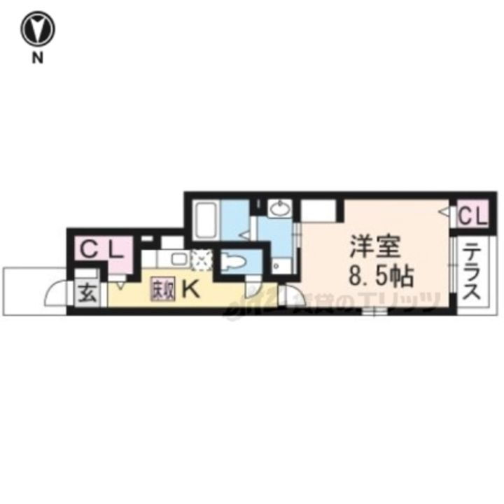 京都府京都市伏見区深草西浦町２丁目 くいな橋駅 1K アパート 賃貸物件詳細