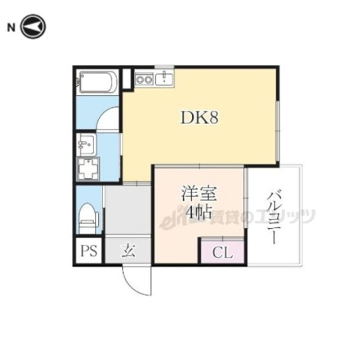 京都府京都市右京区太秦海正寺町 蚕ノ社駅 1DK アパート 賃貸物件詳細