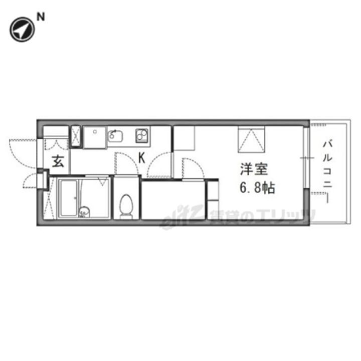 大阪府枚方市香里園町 香里園駅 1K マンション 賃貸物件詳細