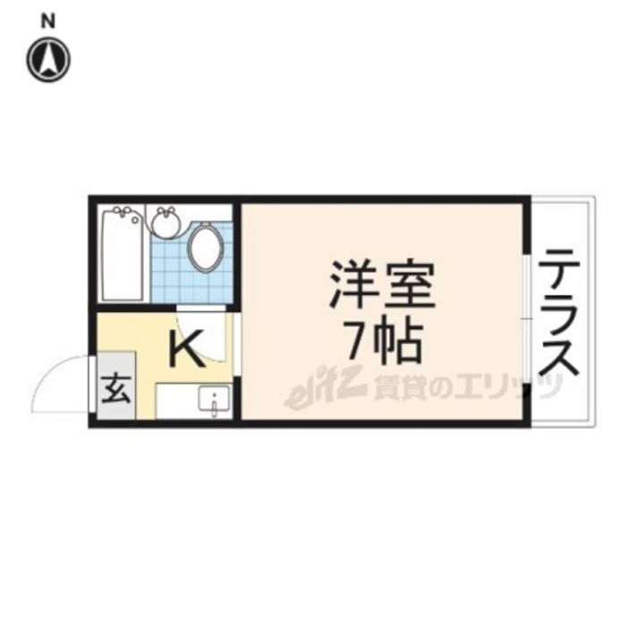 大阪府枚方市牧野本町１丁目 牧野駅 1K アパート 賃貸物件詳細