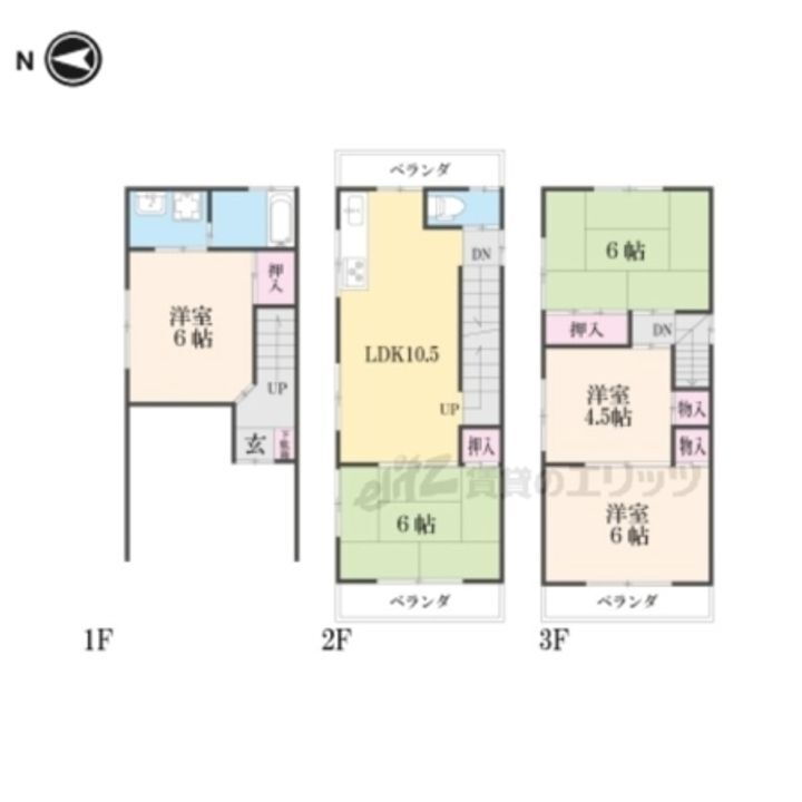 大阪府枚方市出口３丁目 賃貸一戸建て