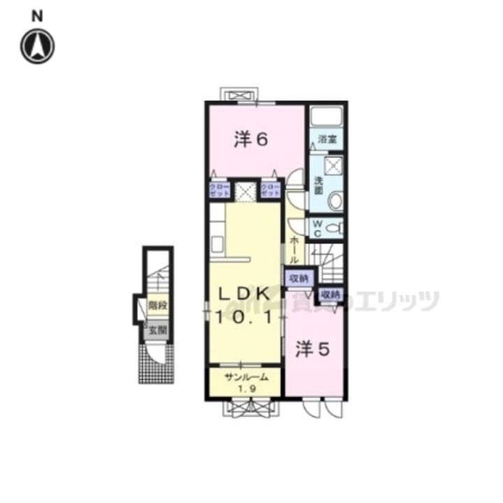 京都府京丹後市峰山町荒山 賃貸アパート