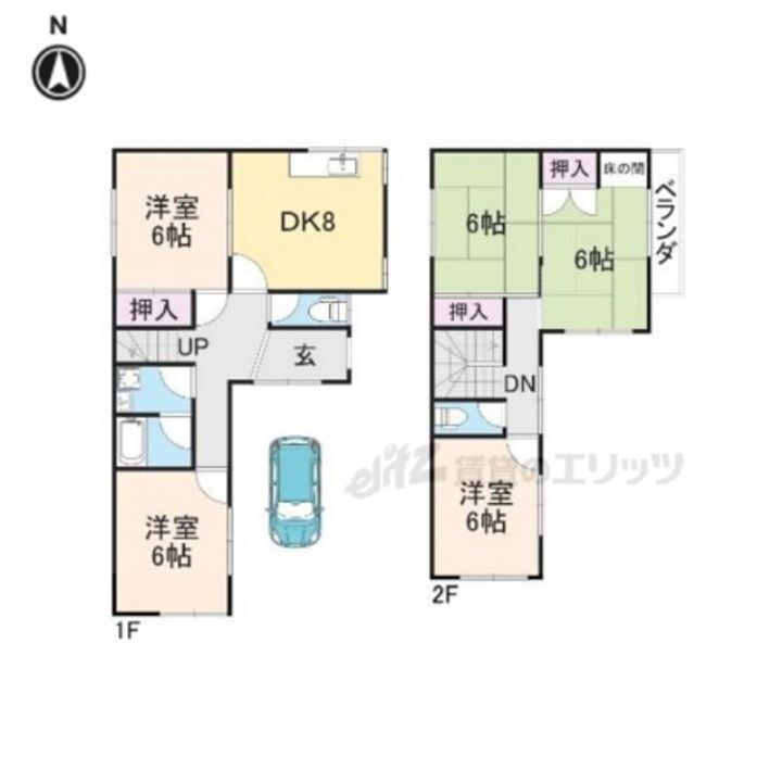 奈良県大和郡山市九条町 九条駅 5DK 一戸建て 賃貸物件詳細