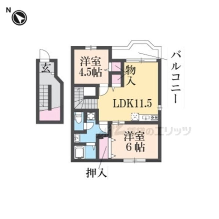 大阪府寝屋川市仁和寺本町５丁目 賃貸アパート