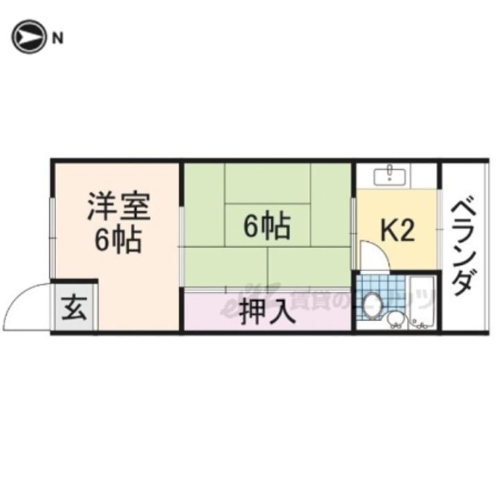 大阪府枚方市春日元町１丁目 賃貸アパート