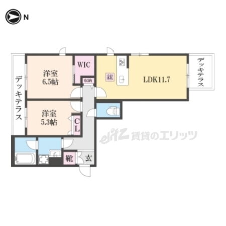 フェリーチェ 1階 2LDK 賃貸物件詳細