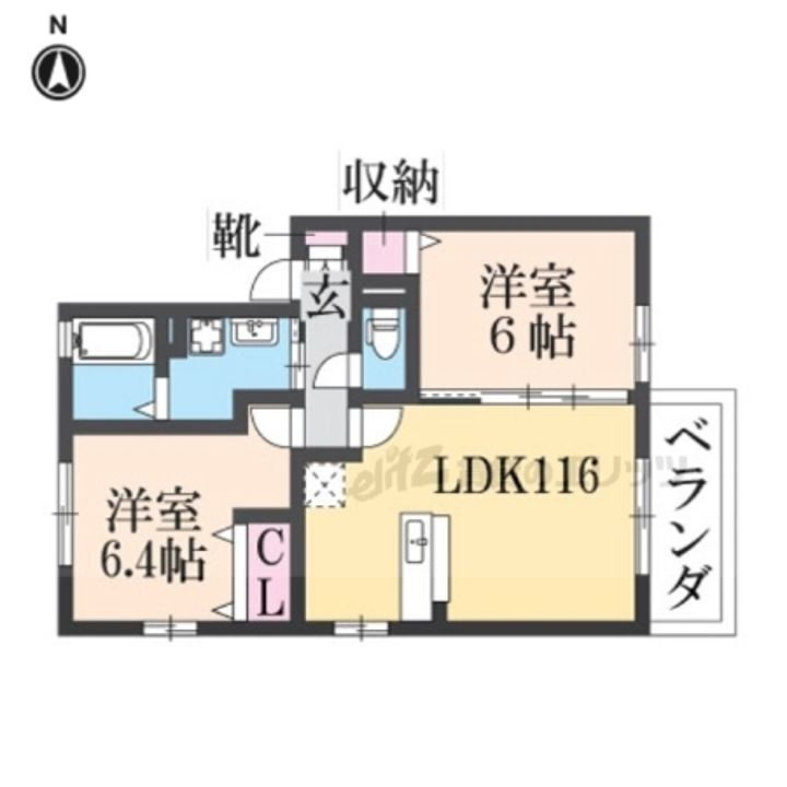 大阪府寝屋川市中神田町 賃貸アパート