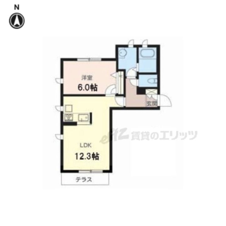 奈良県生駒市緑ケ丘 賃貸アパート