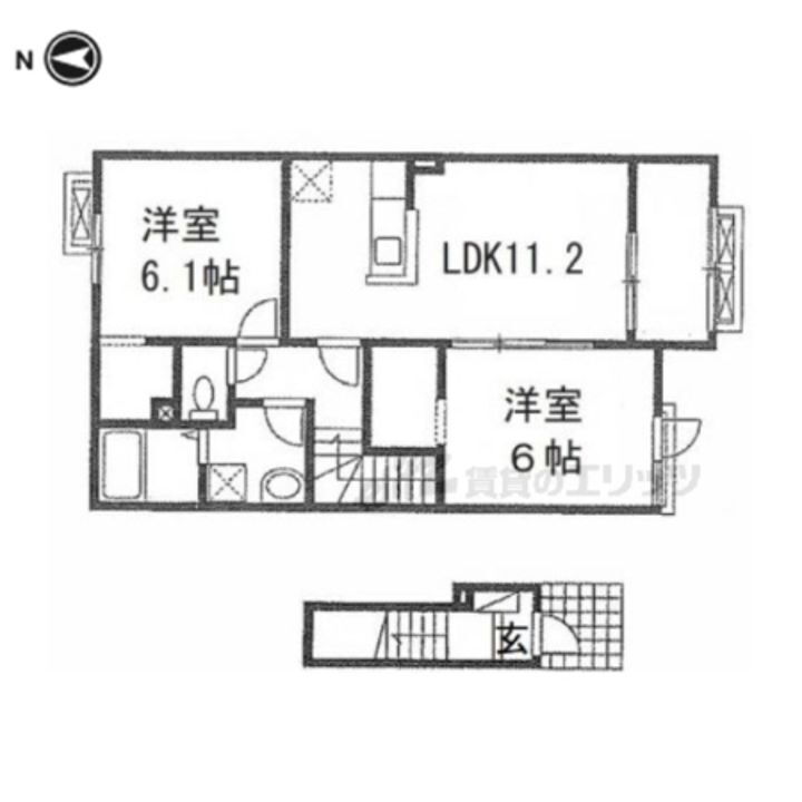 兵庫県豊岡市日高町土居 賃貸アパート