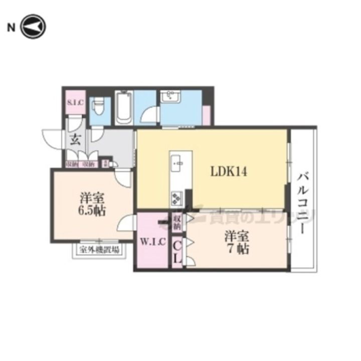 奈良県生駒市元町１丁目 生駒駅 2LDK マンション 賃貸物件詳細
